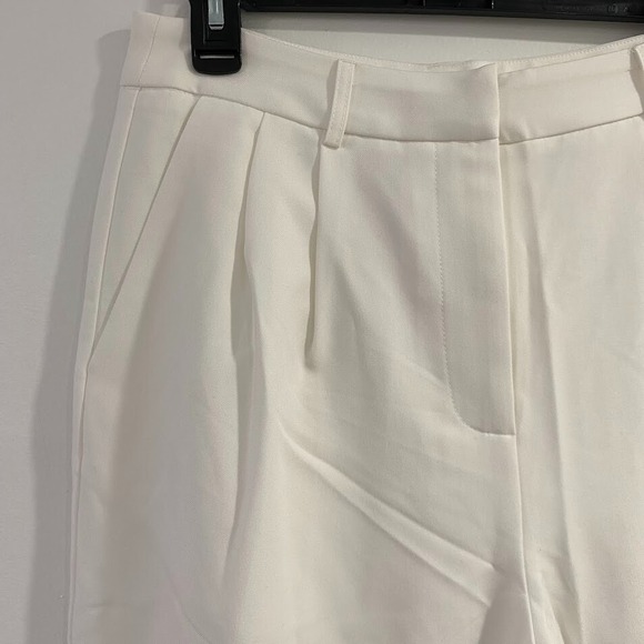 Commense Women's Solid Wide Leg Pants Without Belt M - Picture 3 of 7